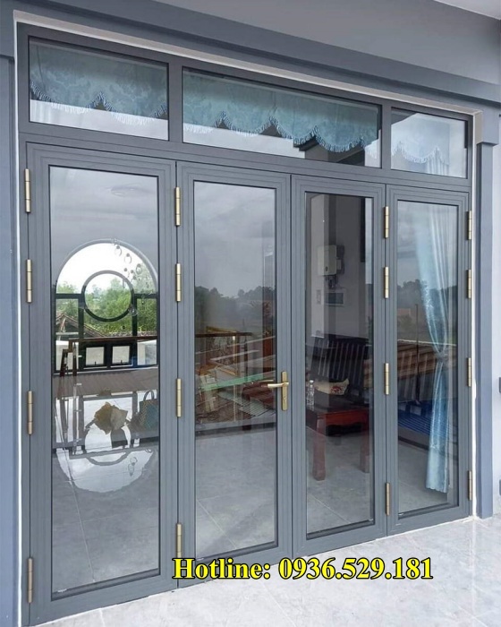 cửa nhôm kính 4 cánh