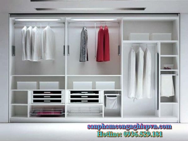 tủ quần áo nhôm kính bình dương