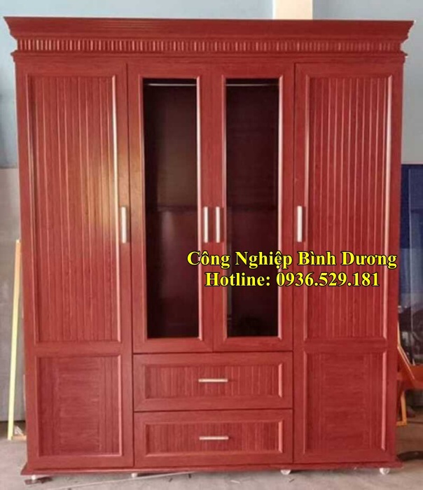 bán tủ quần áo nhôm kính