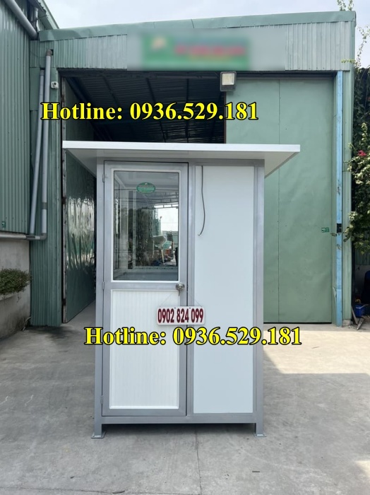 bốt gác bảo vệ nhôm kính