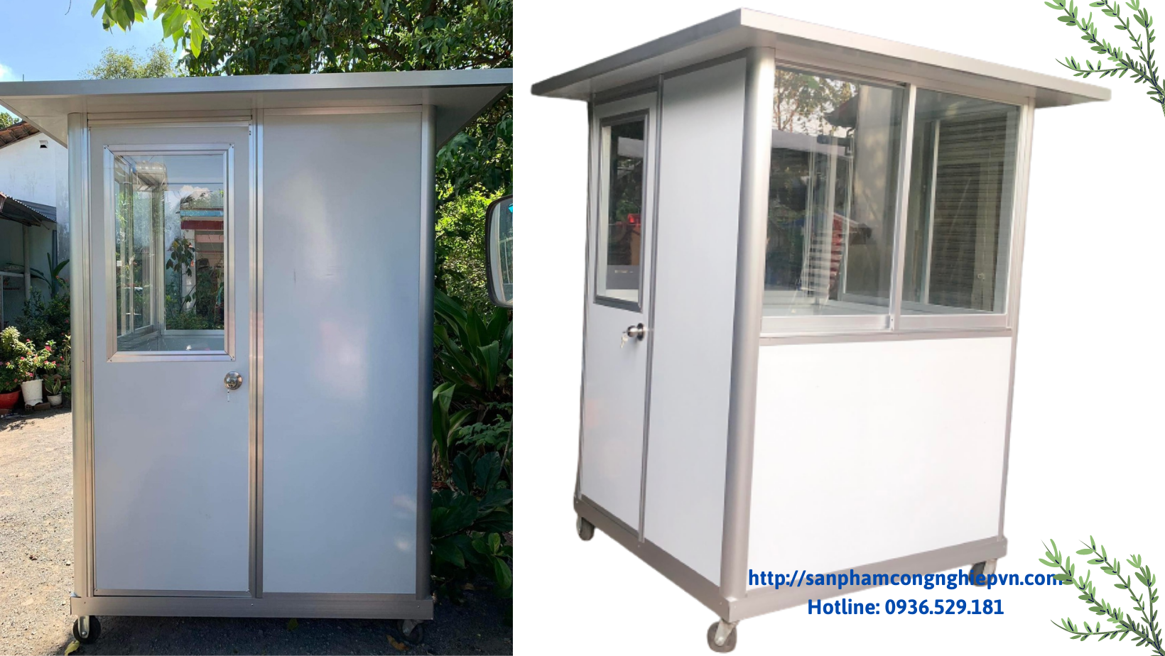 chốt gác bảo vệ nhôm kính