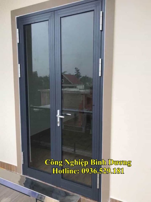 cửa nhôm kính 2 cánh