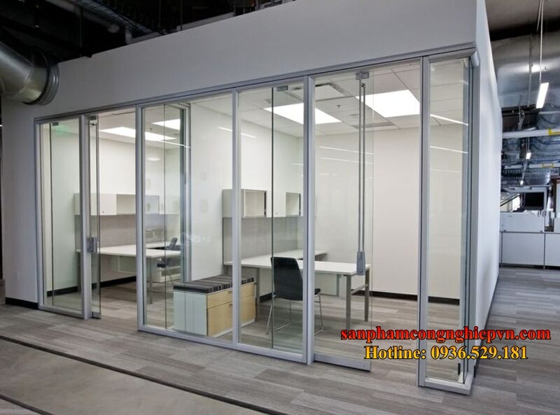 mẫu vách ngăn nhôm kính thuận an bình dương