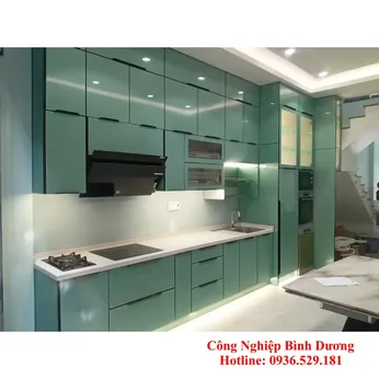 Thi Công Tủ Bếp Nhôm Kính tại Bình Dương | Bền Đẹp, Hiện Đại - Công ty Công Nghiệp Bình Dương
