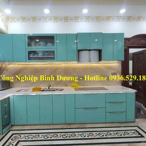 Thi Công Tủ Bếp Nhôm Kính tại Bình Dương | Bền Đẹp, Hiện Đại - Công ty Công Nghiệp Bình Dương