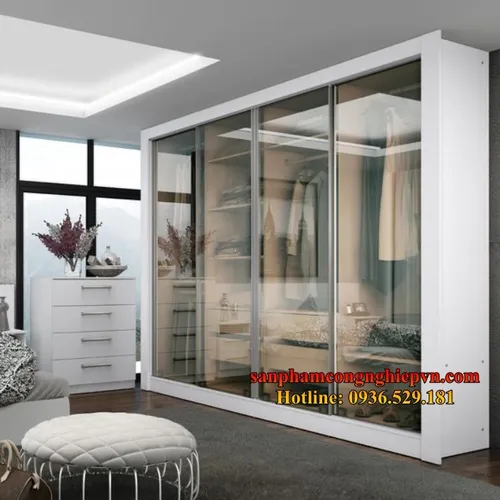 TỦ QUẦN ÁO NHÔM KÍNH 