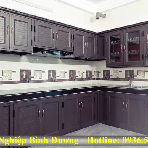 TỦ BẾP NHÔM KÍNH - BÁO GIÁ THI CÔNG TẠI BÌNH DƯƠNG, TP.HCM, TÂY NINH, BÌNH PHƯỚC...