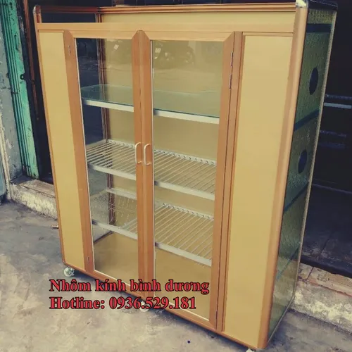 TỦ NHÔM KÍNH 
