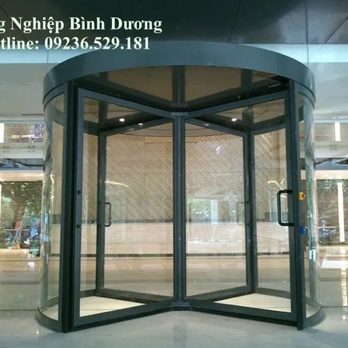 CỬA XOAY TRỤC GIỮA 