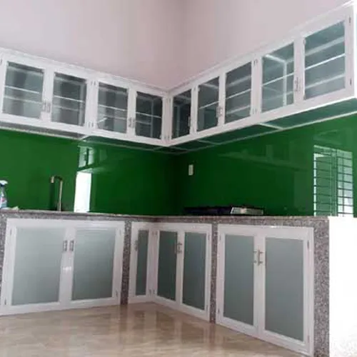 TỦ BẾP TREO TƯỜNG NHÔM KÍNH 