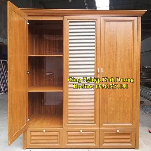 TỦ QUẦN ÁO NHÔM KÍNH 