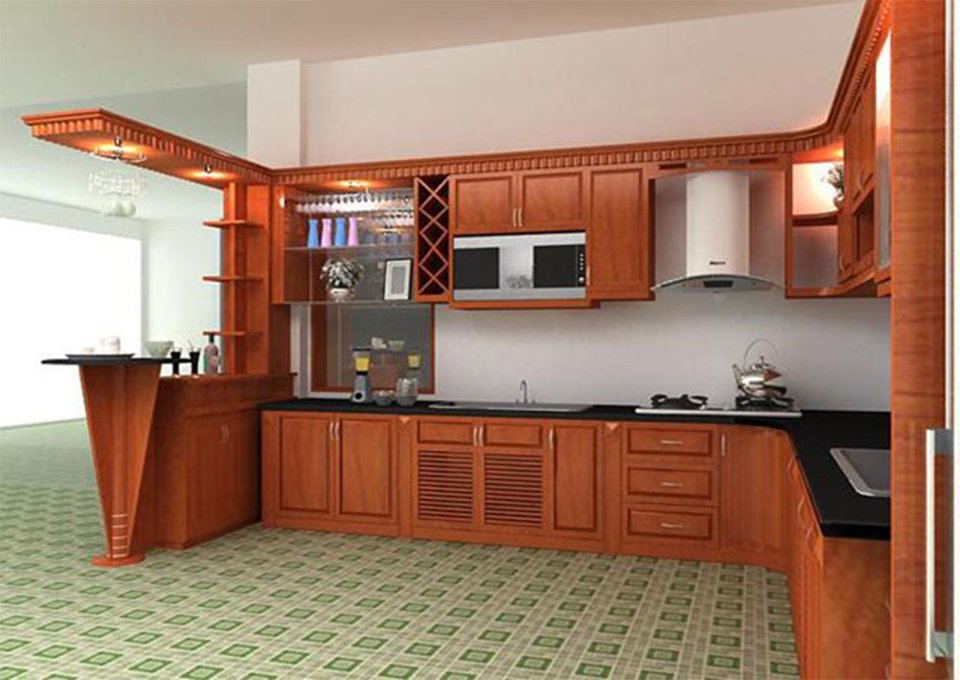 tủ bếp nhôm giá rẻ sơn tỉnh điện