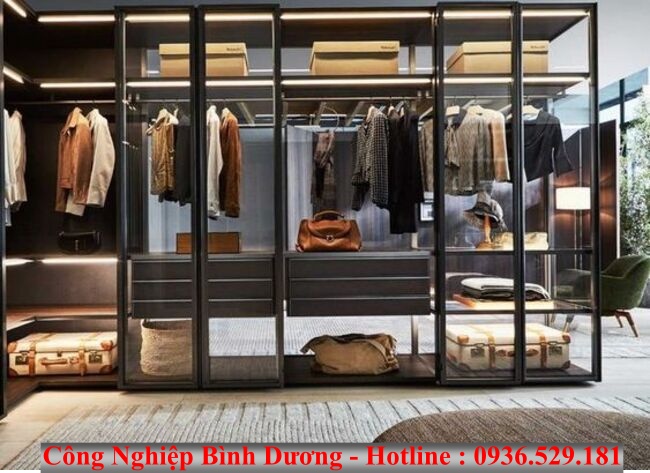 tủ quần áo nhôm kính giá rẻ