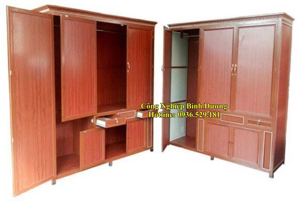 tủ quần áo nhôm kính