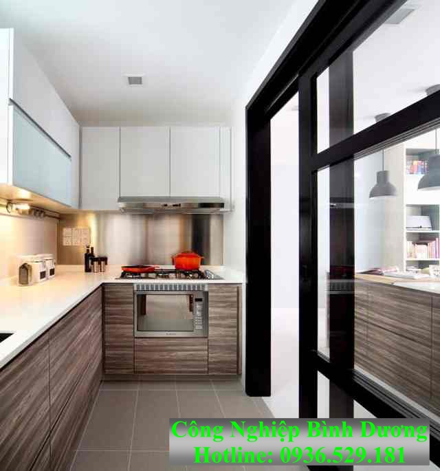 vách kính ngăn phòng bếp giá rẻ