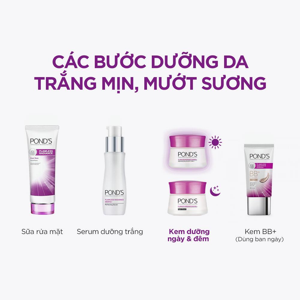 Kem Trắng Da Không Tì Vết Ban Ngày Pond's Flawless Radiance Derma 50g Kem Trắng Da Không Tì Vết Ban Ngày Pond's Flawless Radiance Derma 50g