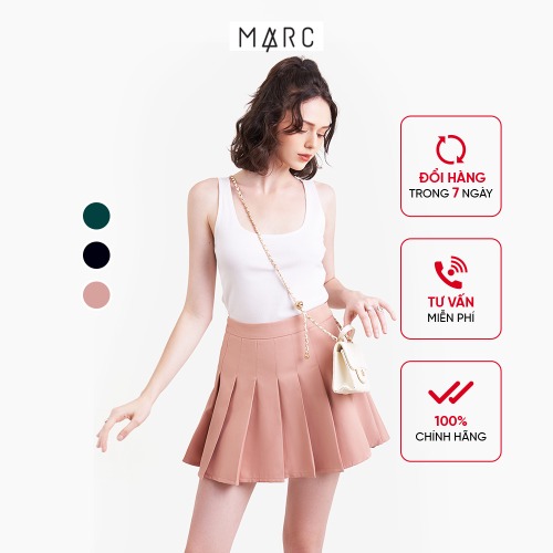 Chân váy mini tennis ngắn nữ MARC FASHION cơ bản xếp ly dáng xòe Chân váy mini tennis ngắn nữ MARC FASHION cơ bản xếp ly dáng xòe