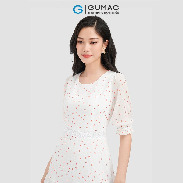 Đầm hoa tay lỡ GUMAC chấm bi Đầm hoa tay lỡ GUMAC chấm bi