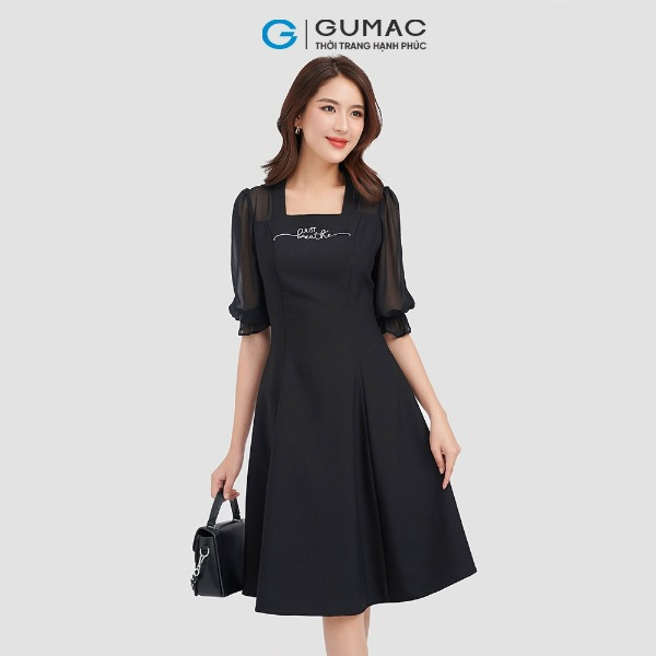 Đầm nữ dáng xòe thời trang GUMAC Đầm nữ dáng xòe thời trang GUMAC