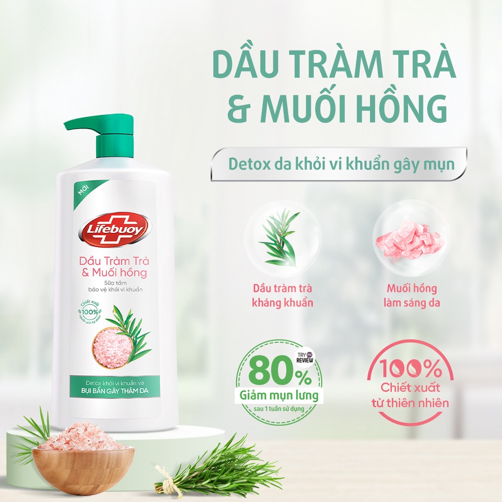Sữa tắm LIFEBUOY 800g với Ion bạc cùng đề kháng da Sữa tắm LIFEBUOY 800g với Ion bạc cùng đề kháng da