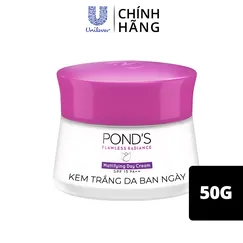 Kem Trắng Da Không Tì Vết Ban Ngày Pond's Flawless Radiance Derma 50g