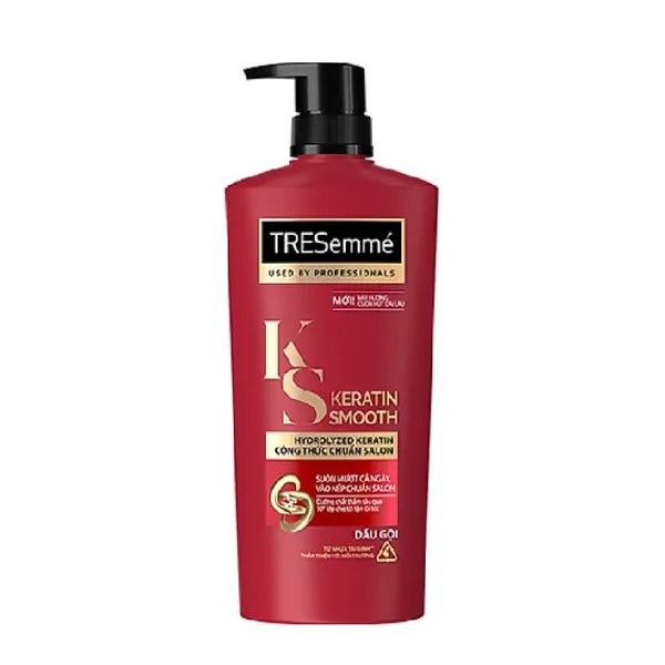 Combo Gội 640g, Xả 620g, Ủ 500g Tresemme Keratin Smooth Vào Nếp Suôn Mượt