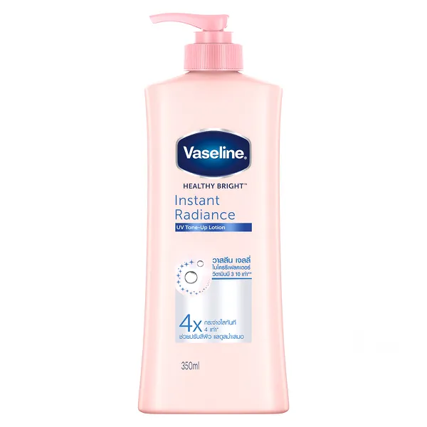 Sữa Dưỡng Thể Vaseline 350ml Dưỡng Ẩm Sáng Da Instant Radiance Vi Chất Phản Quang Giúp Da Sáng Tức Thì Gấp 4 Lần