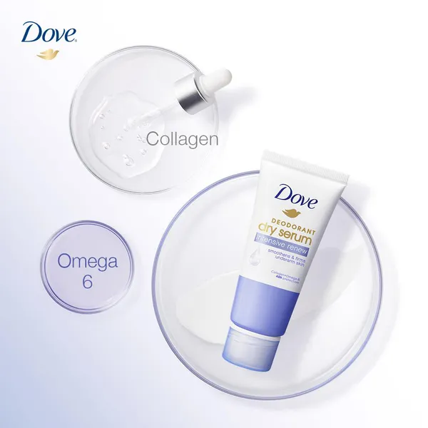 Kem khử mùi Dove tinh chất serum dành cho nữ dưỡng da sáng mịn 50ml