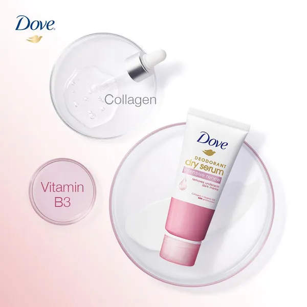 Kem khử mùi Dove tinh chất serum dành cho nữ dưỡng da sáng mịn 50ml