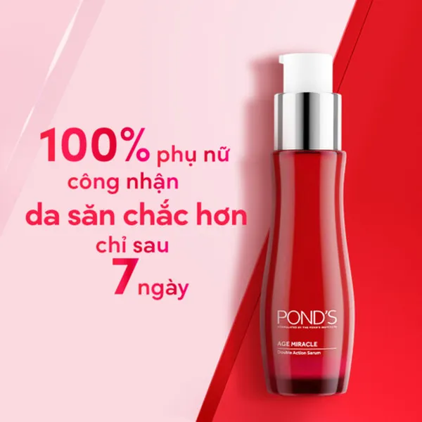 Serum tinh chất chống lão hóa giảm nếp nhăn POND'S Age Miracle Hya-Collagen Fillter Retinol-C 30ml