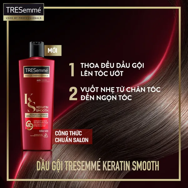 Dầu gội TRESemmé Chuyên nghiệp chuẩn Salon cho tóc chắc sạch - khỏe -mềm - mượt 850g