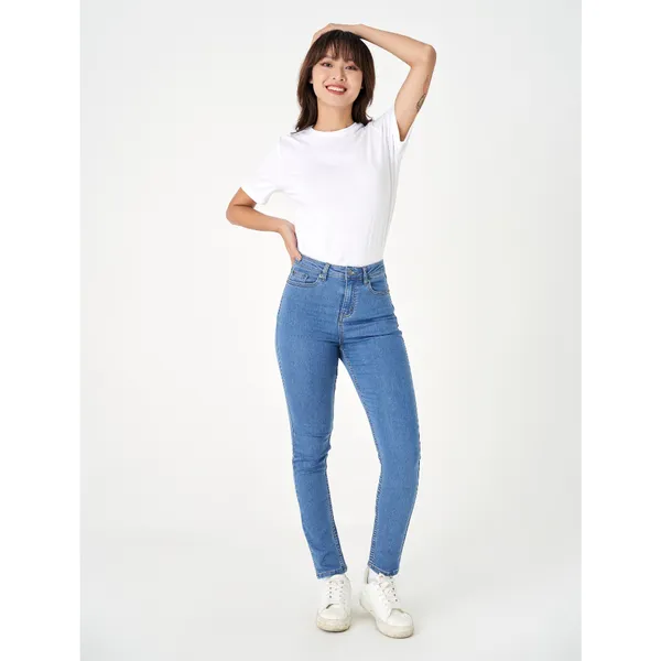 Áo phông nữ CANIFA chất liệu cotton pha cổ tròn tay cộc