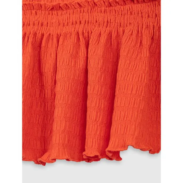 Áo phông nữ kiểu eo chun CANIFA chất liệu polyester pha