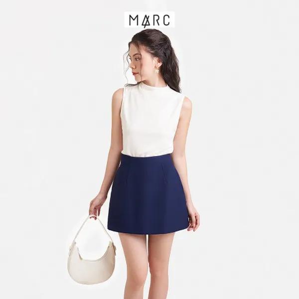 Chân váy chữ A nữ MARC FASHION skort cơ bản 2 túi