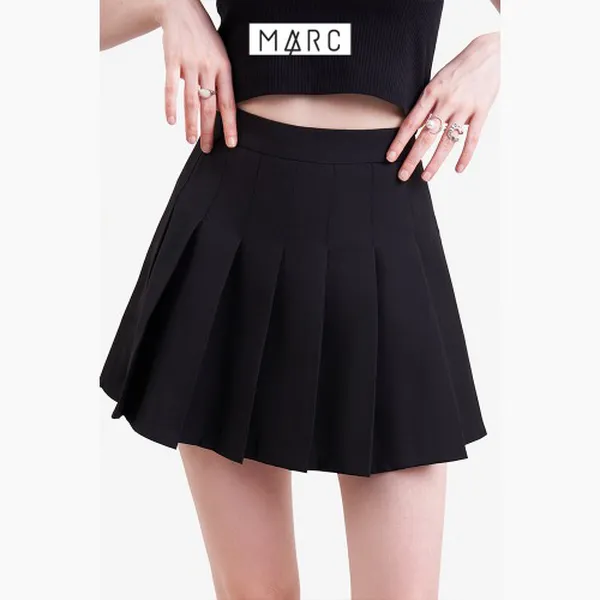 Chân váy mini tennis ngắn nữ MARC FASHION cơ bản xếp ly dáng xòe