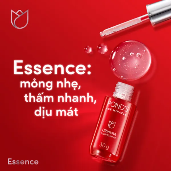 Serum tinh chất dưỡng sáng mờ đốm nâu POND'S Age Miracle Ultimate Youth với Vitamin C HA Collagen 30g