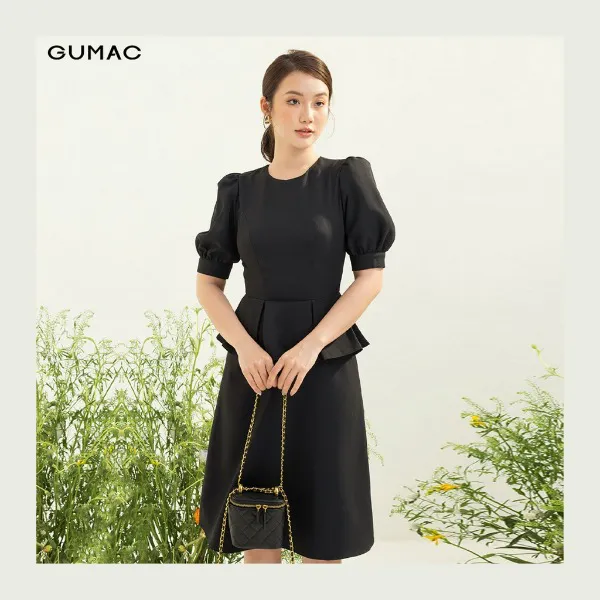 Đầm bèo phối eo thời trang GUMAC