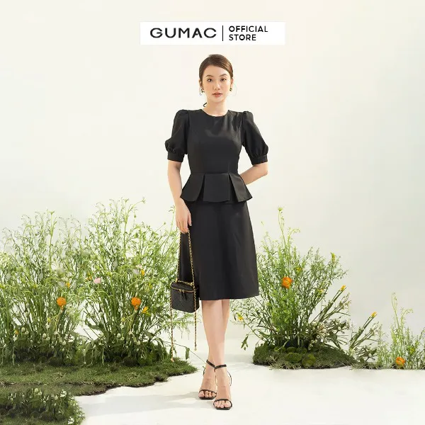 Đầm bèo phối eo thời trang GUMAC