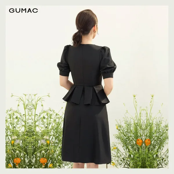 Đầm bèo phối eo thời trang GUMAC