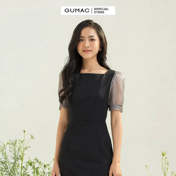 Đầm bút chì đính nơ thời trang nữ GUMAC