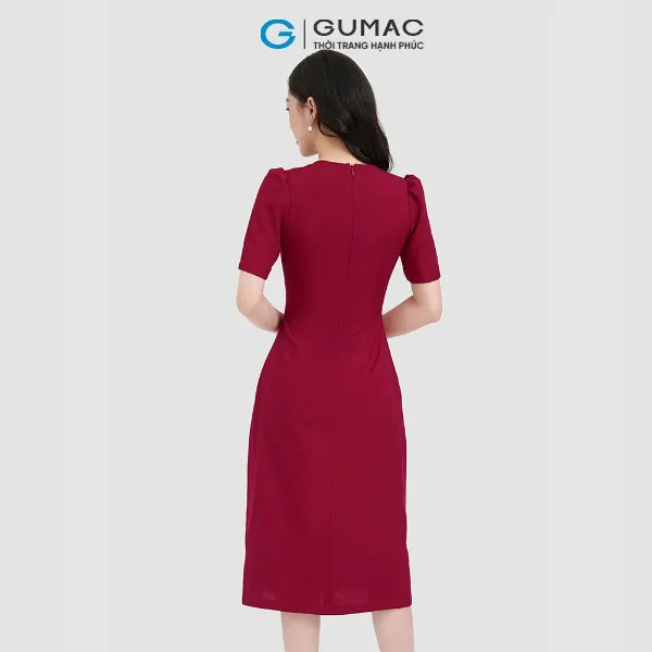 Đầm chéo ngực phối nút thời trang GUMAC