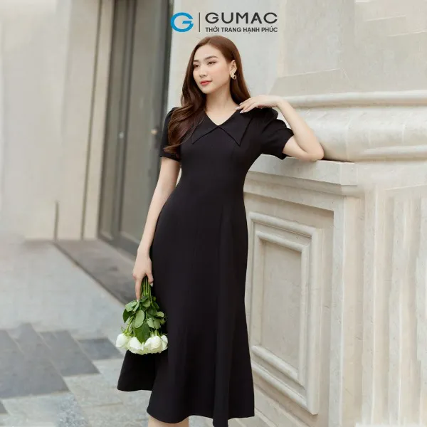 Đầm đuôi cá dáng midi GUMAC