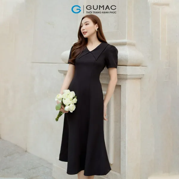 Đầm đuôi cá dáng midi GUMAC