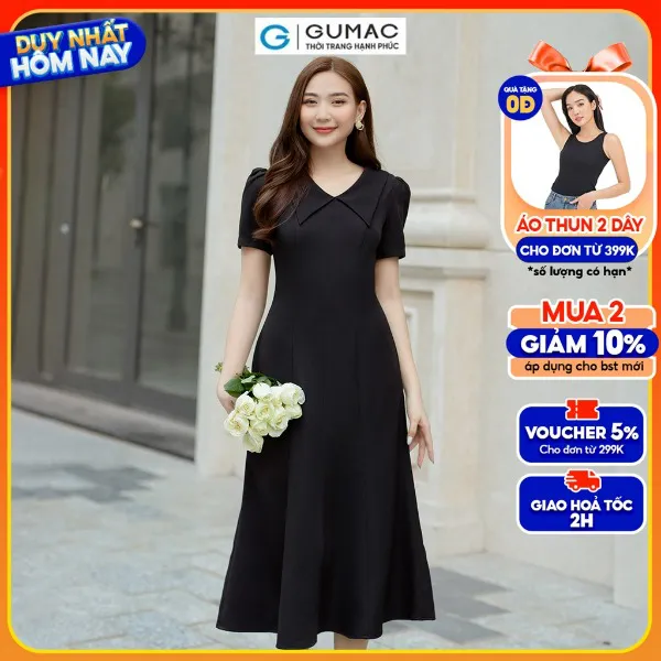 Đầm đuôi cá dáng midi GUMAC