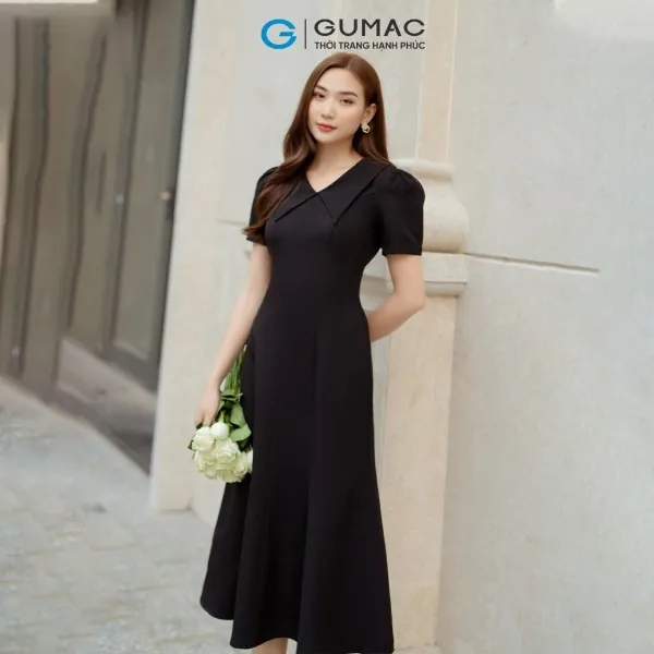 Đầm đuôi cá dáng midi GUMAC