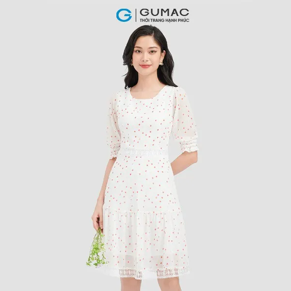 Đầm hoa tay lỡ GUMAC