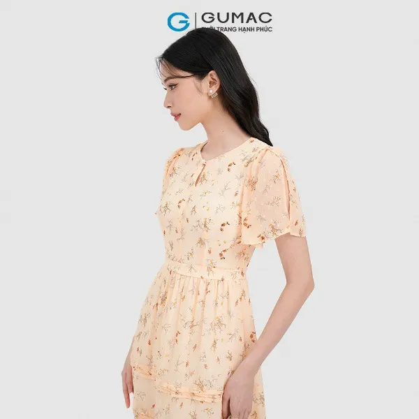 Đầm hoa xếp ly tùng
