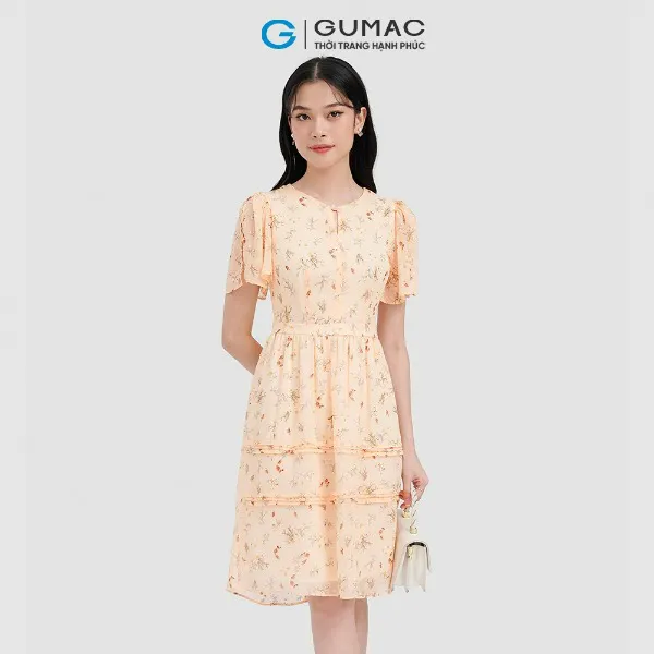 Đầm hoa xếp ly tùng