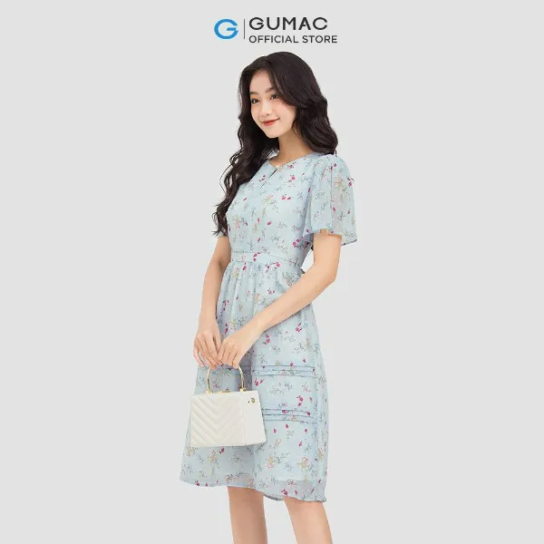 Đầm hoa xếp ly tùng