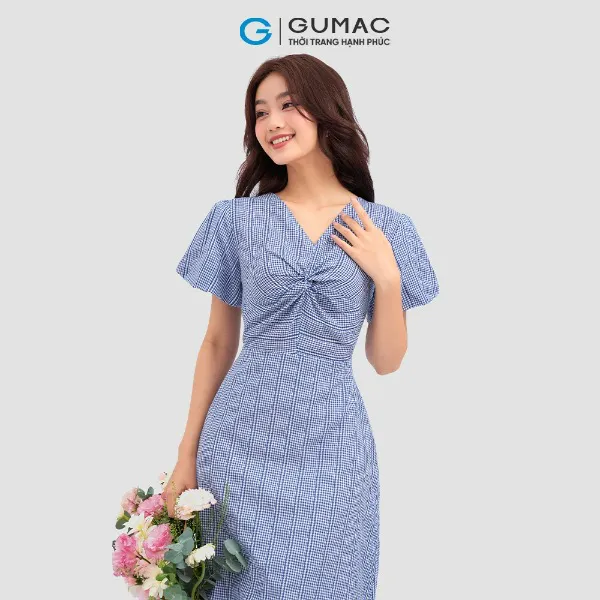 Đầm kiểu xoắn ngực thời trang GUMAC